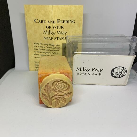 Soap Goods AF Rose  Red Mica & Cold Press Milky Way Soap Stamp - Picture 6 of 6